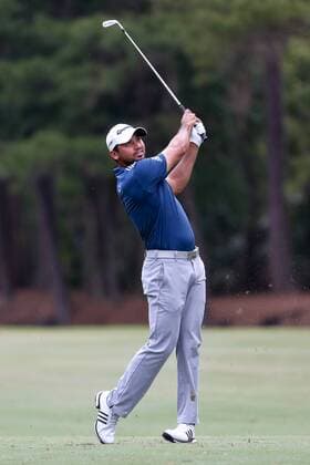 Golf, The Players Championship in Ponte Vedra Beach May 13, 2016 - Ponte Vedra Beach, Florida, United States - Jason Day hits a fairway shot on the 10th hole during the second round of The PLAYERS Championship at TPC Sawgrass. Golf 2016 - The PLAYERS Championship - Round 2 - ZUMAw109