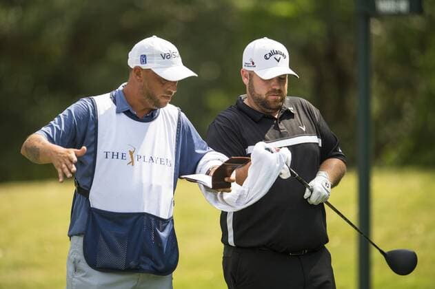 Golf, The Players Championship in Ponte Vedra Beach May 13, 2016: Colt Knost and his caddie during the second round of THE PLAYERS Championship in Ponte Vedra Beach, FL. (Photograph by Roy K. Miller Icon Sportswire) GOLF: MAY 13 PGA Golf Herren - THE PLAYERS Championship - Second Round Icon160513065 EDITORIAL USE ONLY