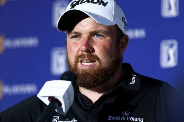 Golf, The Players Championship in Ponte Vedra Beach, Shane Lowry Pressekonferenz May 13, 2016 - Ponte Vedra Beach, Florida, United States - Shane Lowry speaks to the media after the second round of The PLAYERS Championship at TPC Sawgrass. Golf 2016 - The PLAYERS Championship - Round 2 - ZUMAw109