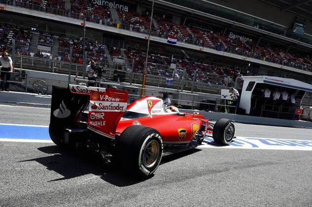 Sebastian Vettel, Scuderia Ferrari, formula 1 GP, Spanien in Barcelona 14.05.2016 Photo:mspb Jerry Andre Sebastian Vettel, formula 1 GP, Spanien