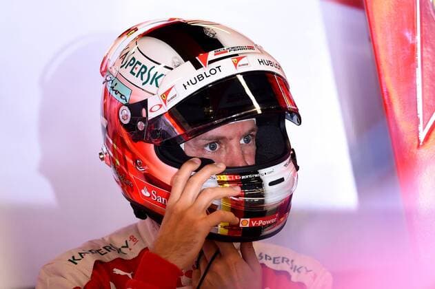Formel 1, GP von Spanien, 3. Freies Training Sebastian Vettel, Scuderia Ferrari, formula 1 GP, Spanien in Barcelona 14.05.2016 Photo:mspb Jerry Andre Sebastian Vettel, formula 1 GP, Spanien