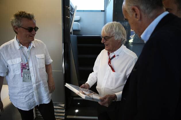 Formel 1, GP von Spanien, Bernie Ecclestone erhält eine Torte von Christian Escriba BARCELONA -may 14- SPAIN: Bernie Ecclestone receives a cake from pastry chef Christian Escriba on the day of his birthday in the Barcelona-Catalunya Circuit, on may 14, 2016. Photo: Joan Valls Urbanandsport Cordon Press  xJoanxValls Urbanandsportx xBERNIE-ECCLESTONE-BIRTHDAYx