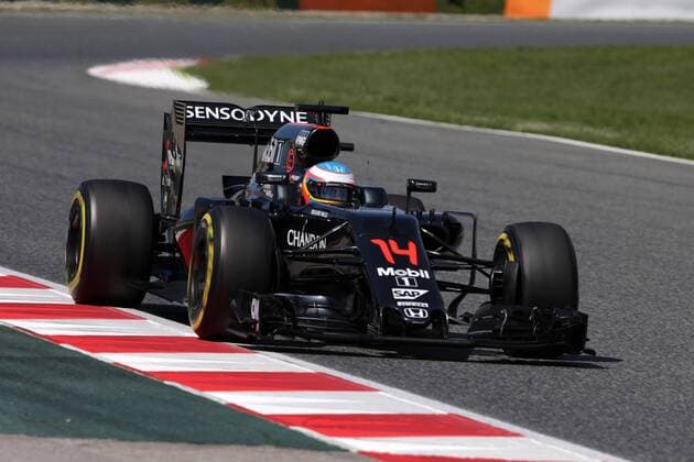 Formel 1, GP von Spanien, 3. Freies Training Spanish Grand Prix, Barcelona 12 - 15 May 2016 14.05.2016 - Free Practice 3, Fernando Alonso (ESP) McLaren Honda MP4-31 
