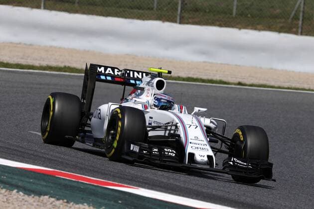 Formel 1, GP von Spanien, 3. Freies Training Spanish Grand Prix, Barcelona 12 - 15 May 2016 14.05.2016 - Free Practice 3, Valtteri Bottas (FIN) Williams FW38 
