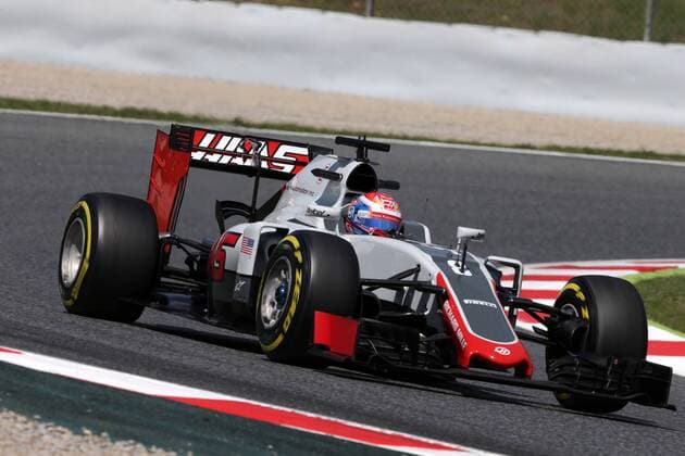 Formel 1, GP von Spanien, 3. Freies Training Spanish Grand Prix, Barcelona 12 - 15 May 2016 14.05.2016 - Free Practice 3, Romain Grosjean (FRA) Haas F1 Team VF-16 