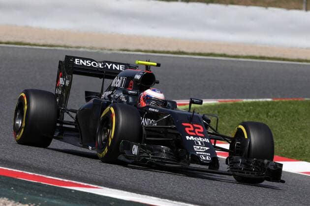 Formel 1, GP von Spanien, 3. Freies Training Spanish Grand Prix, Barcelona 12 - 15 May 2016 14.05.2016 - Free Practice 3, Jenson Button (GBR) McLaren Honda MP4-31 