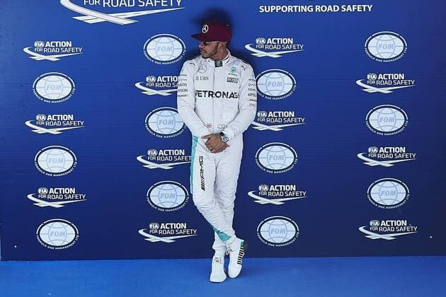British Formula One driver Lewis Hamilton, of Mercedes, after winning the pole position in qualification session at the Barcelona-Catalunya circuit in Montmelo at Barcelona, Spain, on 14 May 2016. The Spanish Formula One Grand Prix will take place on 15 May 2016. SPANISH GRAND PRIX !ACHTUNG: NUR REDAKTIONELLE NUTZUNG!  GRA192 20160514-635988372463788552