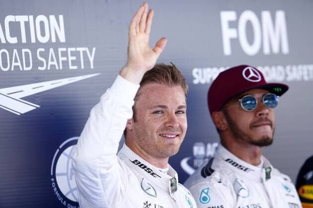 Motorsports: FIA Formula One World Championship WM Weltmeisterschaft 2016, Race in Barcelona, 6 Nico Rosberg (GER, Mercedes AMG Petronas F1 Team), 44 Lewis Hamilton (GBR, Mercedes AMG Petronas F1 Team), xHOCHxZWEIx
