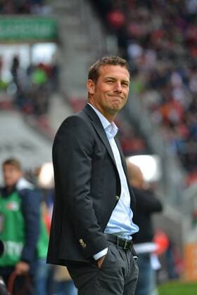 Markus Weinzierl, Trainer des FC Augsburg beim Spiel FC Augsburg gegen den Hamburger SV in der ersten Fußball Bundesliga der Herren am Spieltag 34 in der Saison 2015 2016 am 14.05.2015 Augsburg Copyright: Hiermx Eibner-Pressefoto EP_thr