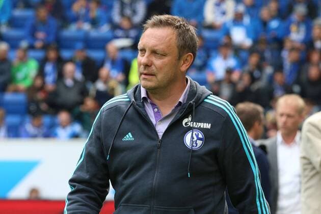 14.05.2016, Fussball, Saison 2015 2016, 1. Bundesliga, 34. Spieltag, TSG Hoffenheim - FC Schalke 04, Cheftrainer Andre BREITENREITER (FC Schalke 04)