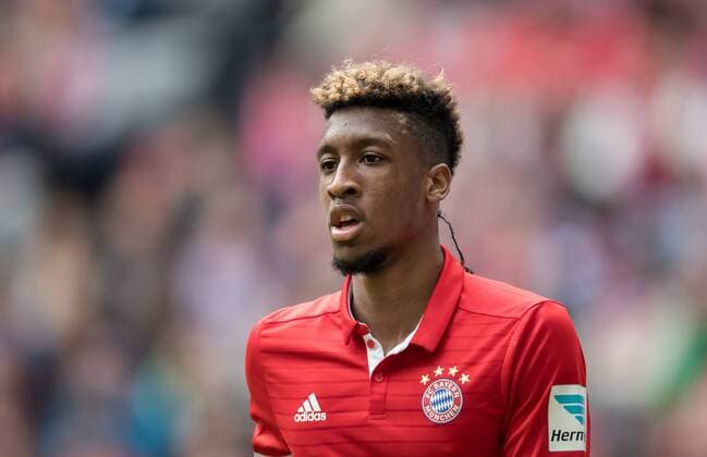 14. Mai 2016: Muenchen, Allianz Arena: Fussball 1. Bundesliga: FC Bayern Muenchen - Hannover 96: Muenchens Kingsley Coman.