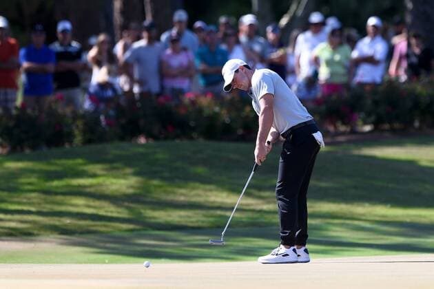 May 14, 2016 - Ponte Vedra Beach, Florida, United States - Rory McIlroy putts the 13th green during the third round of The PLAYERS Championship at TPC Sawgrass. Golf 2016 - The PLAYERS Championship - Round 3 - ZUMAw109