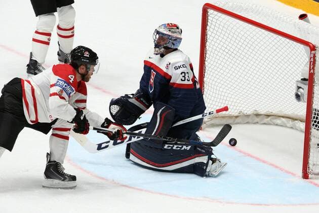 May 14, 2016 - St. Petersburg, Russia, Russia - Russian Federation. St. Petersburg. World Championship WM Weltmeisterschaft in Ice hockey Eishockey Canada vs Slovakia. IIHF Ice Hockey World Cup 2016 Russia - Canada vs Slovakia IIHF Ice Hockey World Cup 2016 Russia - Canada vs Slovakia  - ZUMAl75_