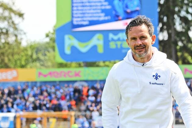 Dirk Schuster (Trainer SV Darmstadt 98) beim Spiel SV Darmstadt gegen Borussia Moenchengladbach in der 1. Fussball Bundesliga am 14.05.2016, Darmstadt Copyright: Bermel Eibner-Pressefoto EP_mbl