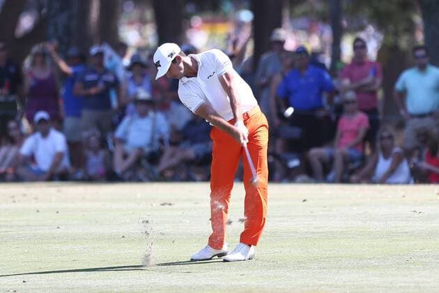 May 14, 2016 - Ponte Vedra Beach, Florida, United States - Billy Horschel hits a fairway shot on the 15th hole during the third round of The PLAYERS Championship at TPC Sawgrass. Golf 2016 - The PLAYERS Championship - Round 3 - ZUMAw109
