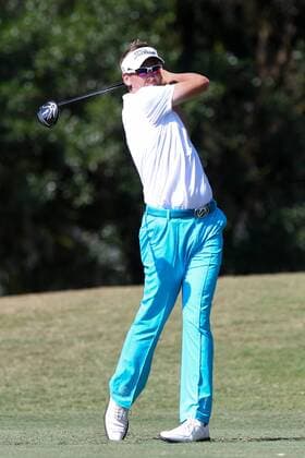 May 14, 2016 - Ponte Vedra Beach, Florida, United States - Ian Poulter tees off the 14th hole during the third round of The PLAYERS Championship at TPC Sawgrass. Golf 2016 - The PLAYERS Championship - Round 3 - ZUMAw109