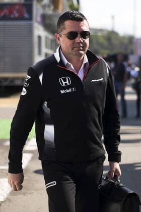 May 13rd, 14th and 15th, 2016 - Barcelona, Spain - Eric Boullier during the Formula One Spanish Grand Prix at Circuit de Barcelona - Catalunya. Barcelona, May 13rd, 14th and 15th, 2016. (Photo: Xavi Bonilla Cordon Press)  xXavixBonillax xx