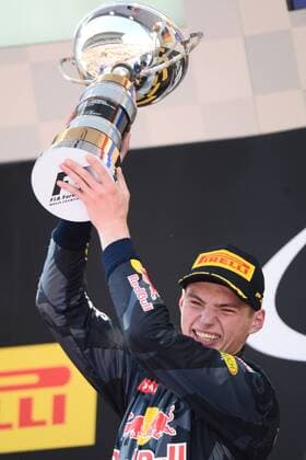 Formel 1, GP von Spanien, Sieger Max Verstappen 160515 Max Verstappen (NDL) Red Bull Racing , Spanish Formula One Grand Prix at Circuit de Catalunya on May 14, 2016 in Montmelo, Spain. under Spaniens Grand Prix den 15 maj 2016 i Barcelona.  Copyright: PATRIKxLUNDIN BB160515BB400
