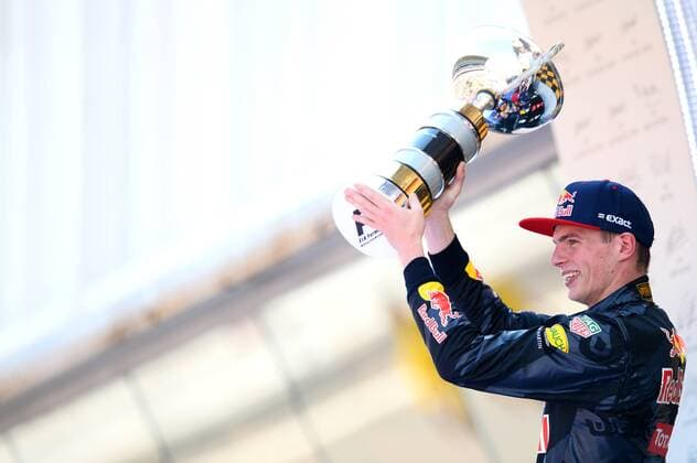 Formel 1, GP von Spanien, Sieger Max Verstappen 160515 Max Verstappen (NDL) Red Bull Racing, Spanish Formula One Grand Prix at Circuit de Catalunya on May 14, 2016 in Montmelo, Spain. under Spaniens Grand Prix den 15 maj 2016 i Barcelona.  Copyright: PATRIKxLUNDIN BB160515BB401