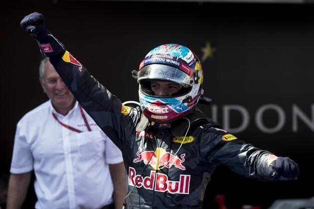 Formel 1, GP von Spanien, Sieger Max Verstappen May 13rd, 14th and 15th, 2016 - Barcelona, Spain - 33 Max Verstappen (Nederland) - Red Bull Racing celebrating his first Formula One victory during the Formula One Spanish Grand Prix at Circuit de Barcelona - Catalunya. Barcelona, May 13rd, 14th and 15th, 2016. (Photo: Xavi Bonilla Cordon Press)  xXavixBonillax xx