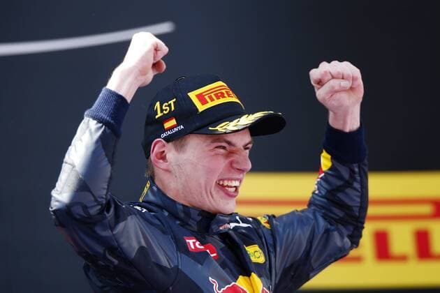 Formel 1, GP von Spanien, Sieger Max Verstappen Motorsports: FIA Formula One World Championship WM Weltmeisterschaft 2016, Race in Barcelona, 33 Max Verstappen (NDL, Red Bull Racing), xHOCHxZWEIx