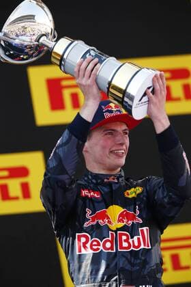 Formel 1, GP von Spanien, Sieger Max Verstappen Motorsports: FIA Formula One World Championship WM Weltmeisterschaft 2016, Race in Barcelona, 33 Max Verstappen (NDL, Red Bull Racing), xHOCHxZWEIx
