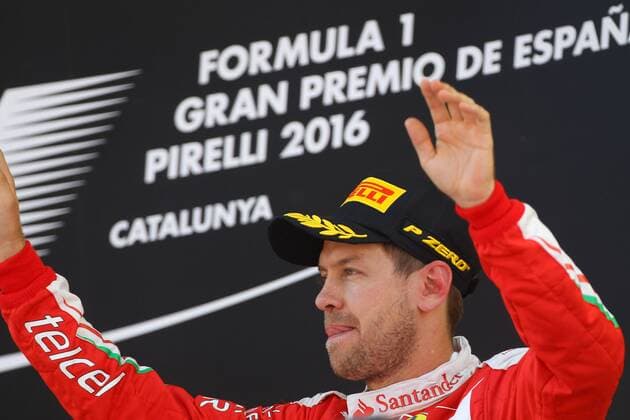 Spanish Grand Prix, Barcelona 12 - 15 May 2016 15.05.2016- Race 2, 3rd position Sebastian Vettel (GER) Scuderia Ferrari SF16-H 