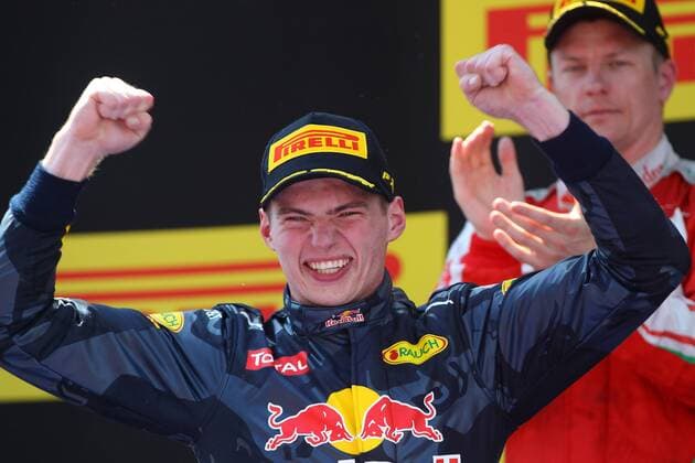 Formel 1, GP von Spanien, Sieger Max Verstappen Spanish Grand Prix, Barcelona 12 - 15 May 2016 15.05.2016- Race 2, Max Verstappen (NED) Red Bull Racing RB12 race winner 