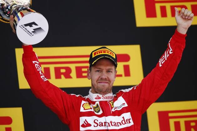 Motorsports: FIA Formula One World Championship WM Weltmeisterschaft 2016, Race in Barcelona, 5 Sebastian Vettel (GER, Scuderia Ferrari), xHOCHxZWEIx