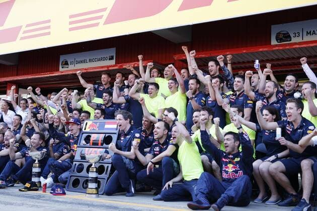 Formel 1, GP von Spanien, Sieger Max Verstappen Motorsports: FIA Formula One World Championship WM Weltmeisterschaft 2016, Race in Barcelona, 33 Max Verstappen (NDL, Red Bull Racing), xHOCHxZWEIx