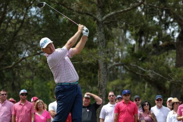 May 15, 2016: Ernie Els tees off during the final round of THE PLAYERS Championship at TPC Sawgrass in Ponte Vedra Beach, Fl. (Photo by David Rosenblum Icon Sportswire) GOLF: MAY 15 PGA Golf Herren - THE PLAYERS Championship - Final Round Icon1605152879 EDITORIAL USE ONLY