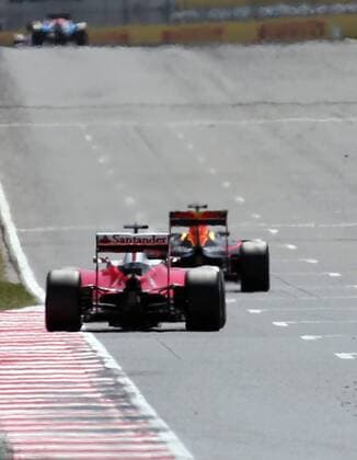 BARCELONA: may 15- SPAIN: Max Verstappen and Kimi Raikkone during the race of the GP Spain of Formula 1, held at the Barcelona-Catalunya Circuit, on may 15, 2016. Photo: Joan Valls Urbanandsport Cordon Press  xJoanxValls Urbanandsportx xGP-SPAIN-FORMULA-1x