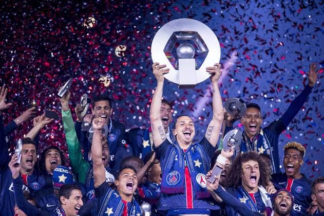 Swedish footballer Zlatan Ibrahimovic played his final game for PSG at Parc des Princes, Paris, France. PSG won over Nantes 4-0 and won the French L1 2016-05-14  xORRExPONTUSx AB95646393