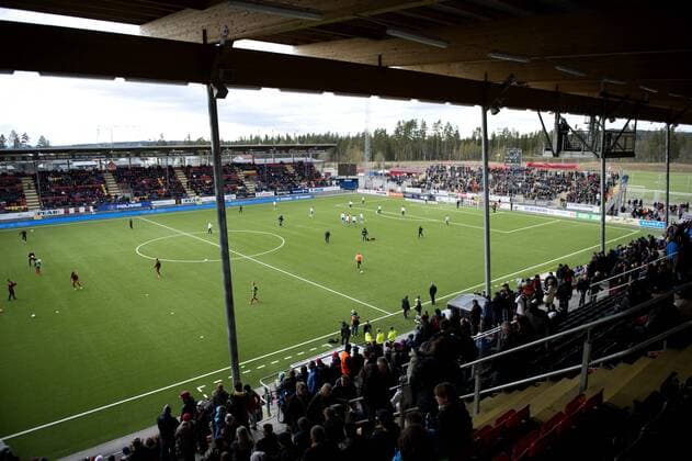 160515 Jämtkraft Arena under fotbollsmatchen i Allsvenskan mellan Östersund och IFK Göteborg den 15 maj 2016 i Östersund.  Copyright: NiklasxLarssonx xBILDBYRÃÖN BB160515NL052