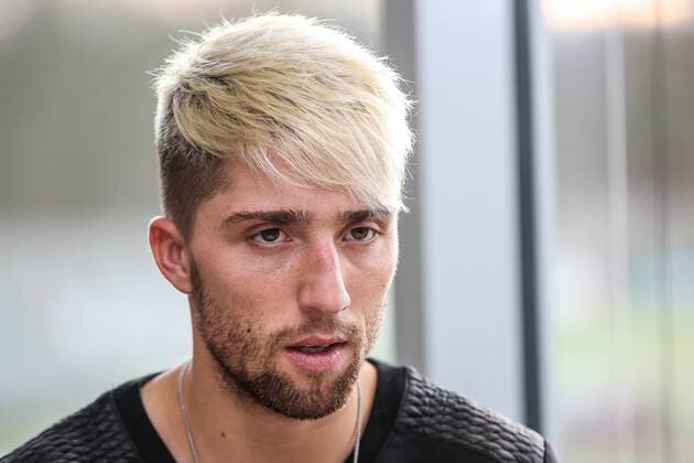 Kevin Kampl im Interview Leverkusen Copyright: Horn xEibner-Pressefoto EP_bhorn