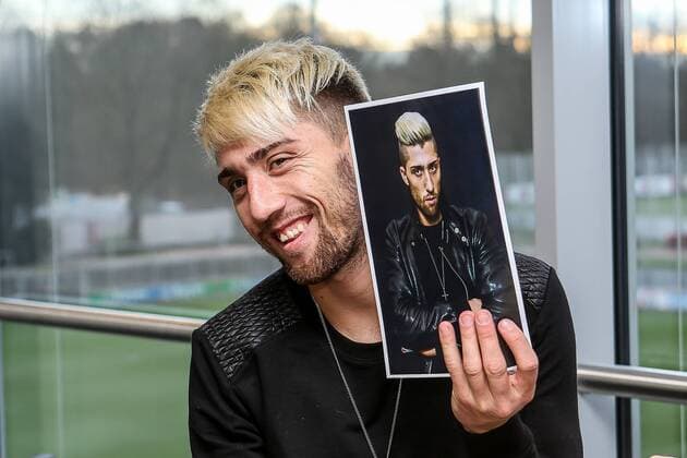 Kevin Kampl im Interview Leverkusen Copyright: Horn xEibner-Pressefoto EP_bhorn