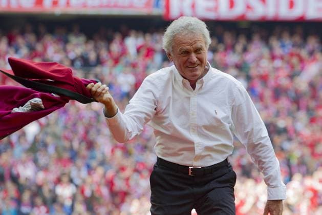 Ehemaliger Bayernspieler Sepp MAIER. Fussball, FC Bayern Muenchen (M) - Hannover 96 (H), Bundesliga, 34.Spieltag, Saison 2015 2016, am 14.05.2016 in Muenchen A L L I A N Z A R E N A Deutschland.