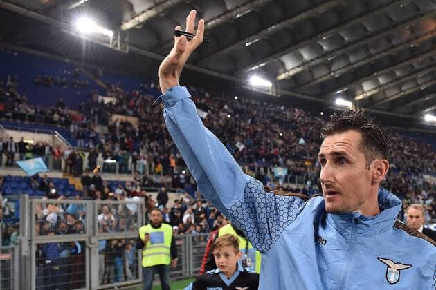 Fußball, Lazio Rom, Miroslav Klose wird verabschiedet As Roma 15 05 2016 - Serie A Lazio rom vs. ACF Fiorentina: Miroslav Klose 