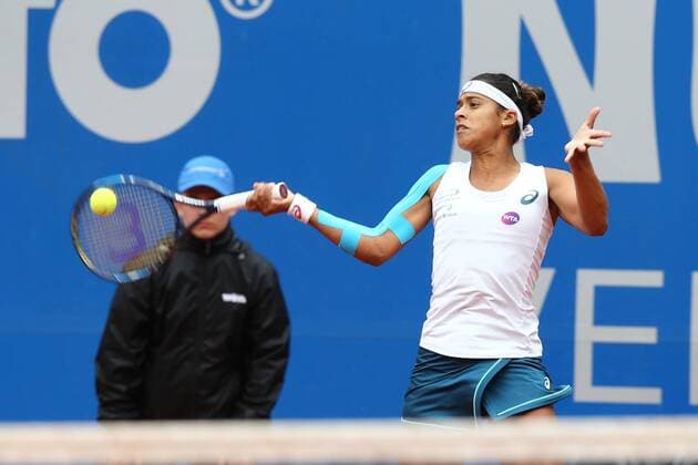 16.05.2016 - Tennis - Nürnberger Versicherungscup 2016 - WTA Tennis Damen Turnier Tournament - Damen Frauen - MaWi - Teliana Pereira (Brasilien) Einzelbild
