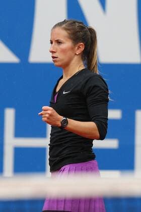 16.05.2016 - Tennis - Nürnberger Versicherungscup 2016 - WTA Tennis Damen Turnier Tournament - Damen Frauen - MaWi - Annika Beck (Deutschland) - ballt Faust Fäuste Einzelbild Jubel Freude