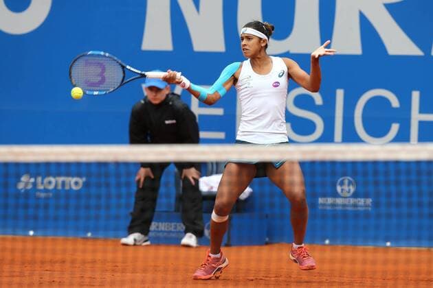 16.05.2016 - Tennis - Nürnberger Versicherungscup 2016 - WTA Tennis Damen Turnier Tournament - Damen Frauen - MaWi - Teliana Pereira (Brasilien) Einzelbild