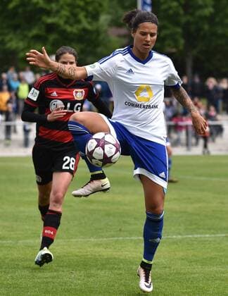 16.05.2016, xblx, Fussball 1.Bundesliga Damen, 1.FFC Frankfurt - Bayer 04 Leverkusen, emspor, v.l. Dzsenifer Marozsan (1.FFC Frankfurt) Frankfurt am Main