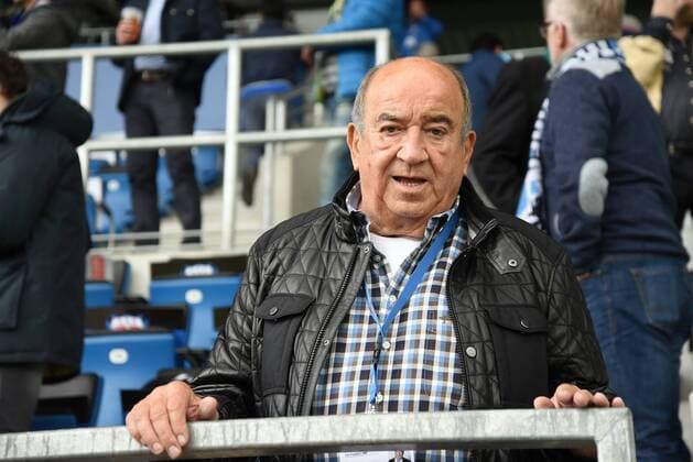 15.05.2016 Frankfurt am Main, Frankfurter Volksbank Stadion, 2. Bundesliga Herren, Saison 2015 2016 FSV Frankfurt gegen TSV 1860 München FSV-Vize-Präsident Ludwig von Natzmer