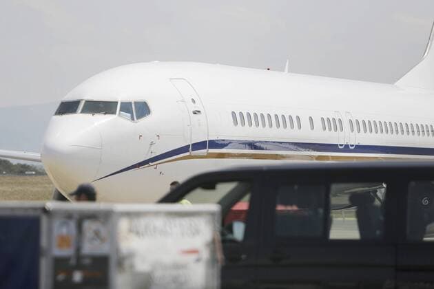 Fußball, EURO 2016, Ankunft der französischen Nationalmannschaft in Biarritz Avion FOOTBALL : Arrivee Nationalteam Frankreich - Biarritz - 17 05 2016 Photomobilex 