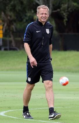 May 17, 2016 - Miami, FL, USA - United States national team Nationalteam head coach Jurgen Klinsmann during a training session on Tuesday, May 17, 2016, at Barry University in Miami as the team prepares for a friendly against Puerto Rico on May 22 in Bayamon, P.R. U.S. soccer Men s National Team training session - ZUMAm67_