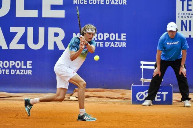 Alexander Zverev TENNIS : ATP World Tour, Open de Nice Cote d Azur - 19 05 2016 NorbertScanella Panoramic 