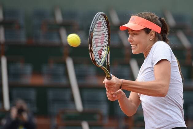 May 19, 2016 - Paris, France - ANA IVANOVIC of Serbia practices in preparation for the French Open. Tennis 2016 - French Open Qualifying Tournament - practice sessions - ZUMAl132