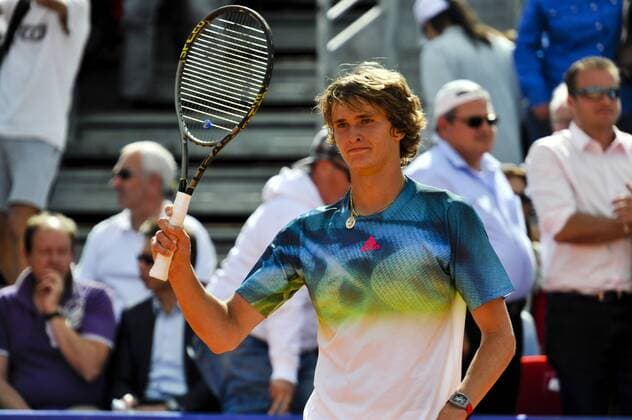 Bilder des Tages - SPORT Alexander Zverev TENNIS : Open de Nice Cote d Azur - ATP Tennis Herren - 19 05 2016 NorbertScanella Panoramic 