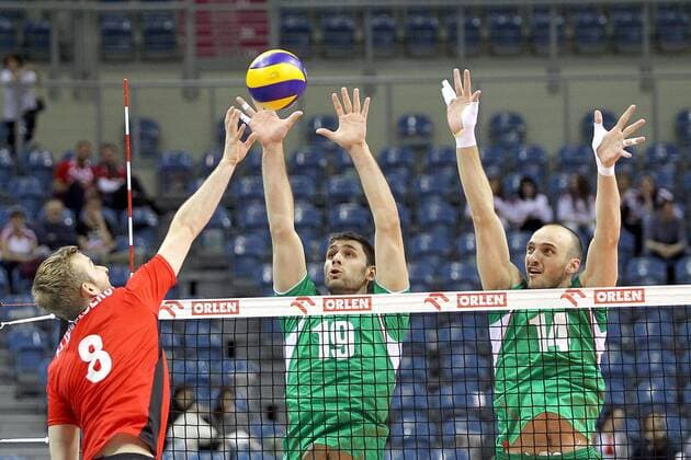 2016.05.19 KRAKOW TAURON ARENA VOLLEYBALL NATIONAL TEAMS COMPETITION XIV WAGNER S MEMORIAL BULGARIA - BELGIUM  LWI160519_013