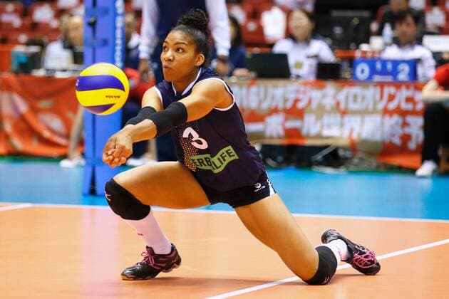 Carla Rueda (PER), MAY 20, 2016 - Volleyball : Women s Volleyball World Final Qualification for the Rio de Janeiro Olympics 2016 match between South Korea 3-1 Peru at Tokyo Metropolitan Gymnasium, Tokyo, Japan. Noxthirdxpartyxsales  (ipha021960)